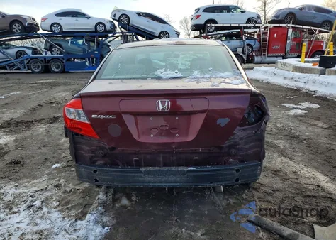 2012 Honda Civic Exl z USA, uszkodzony, nr VIN 2HGFB2F97CH534135
